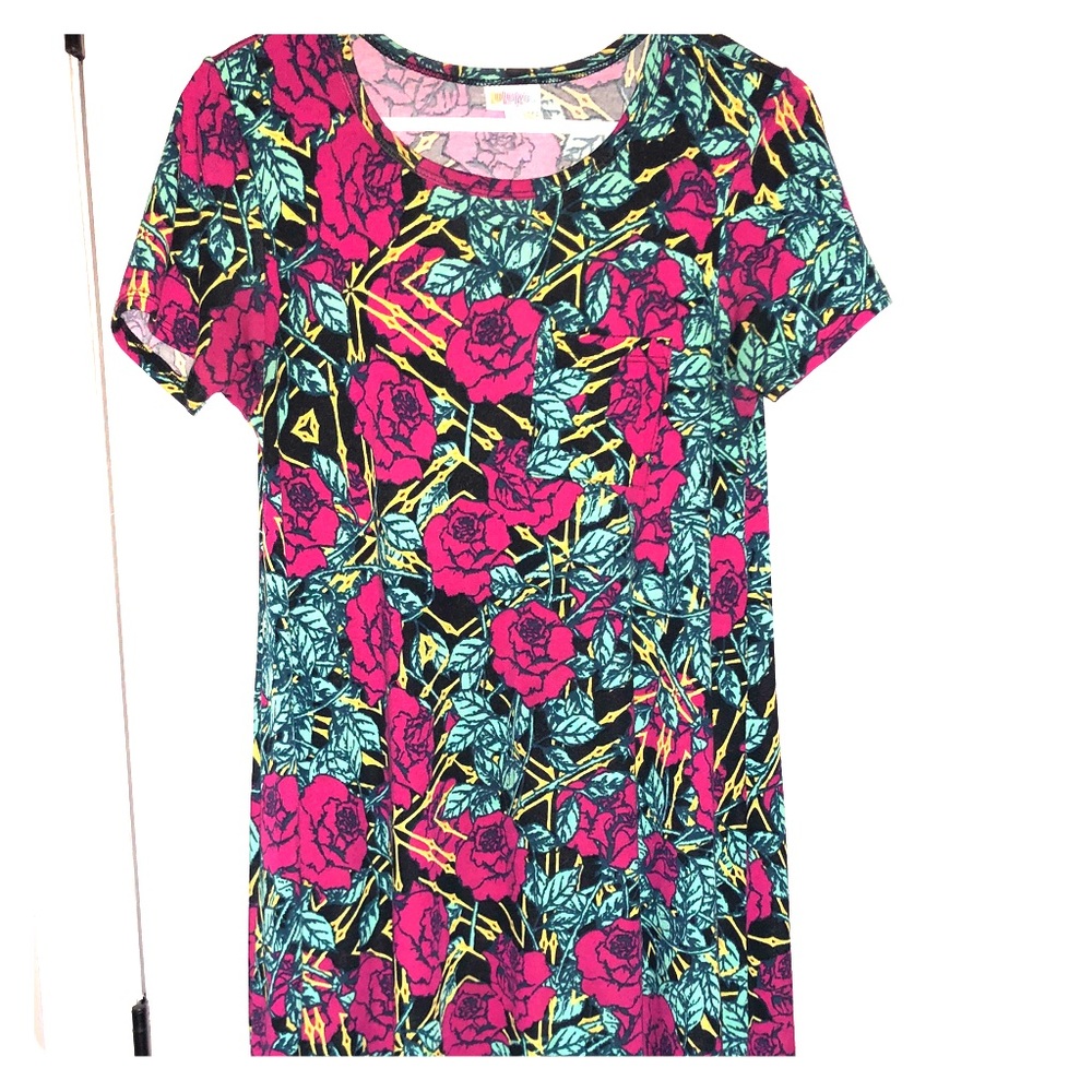 Lularoe XXS Roses Carly dress